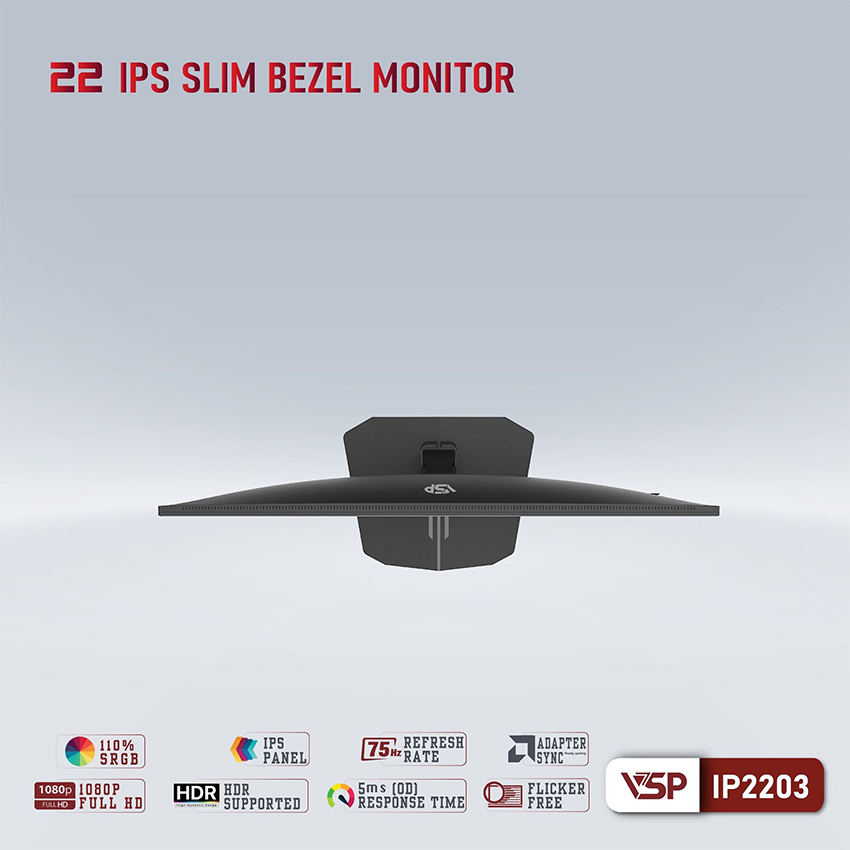 Màn hình VSP IP2203 | 21.5 inch | Full HD | IPS | 75Hz | 5ms