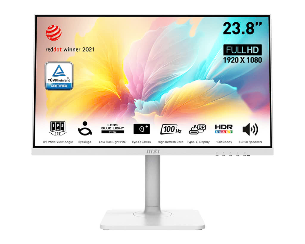 Màn hình MSI Modern MD2412PW (23.8 inch/FHD/IPS/100Hz/1ms/Loa/USB-C)