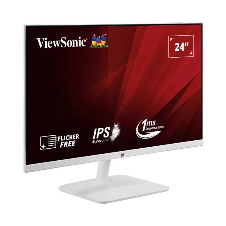 Màn hình ViewSonic VA2432-H-W Trắng (23.8-inch/FHD/IPS/100Hz/1ms/250nits/HDMI/VGA)