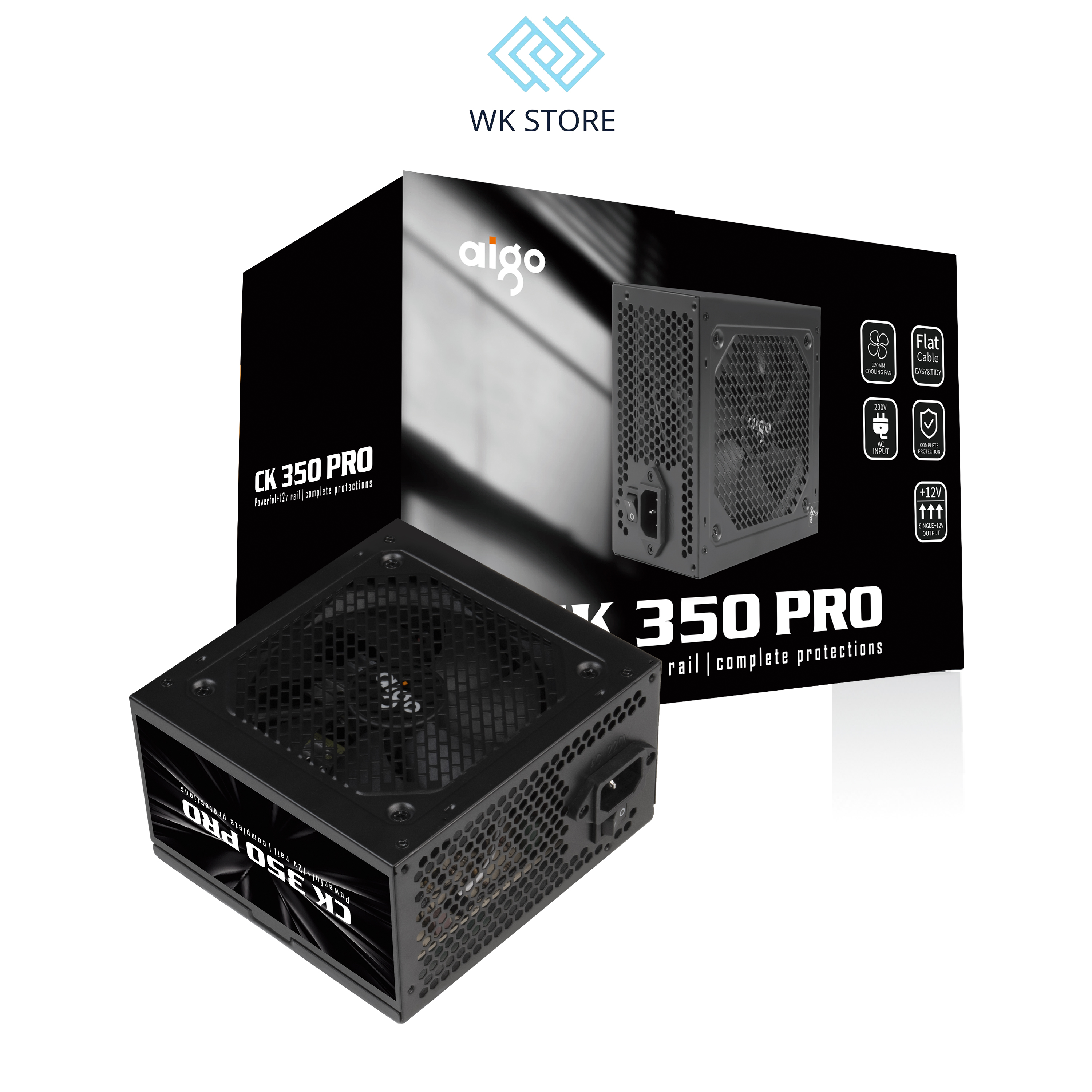 Nguồn máy tính AIGO CK350 PRO 350W
