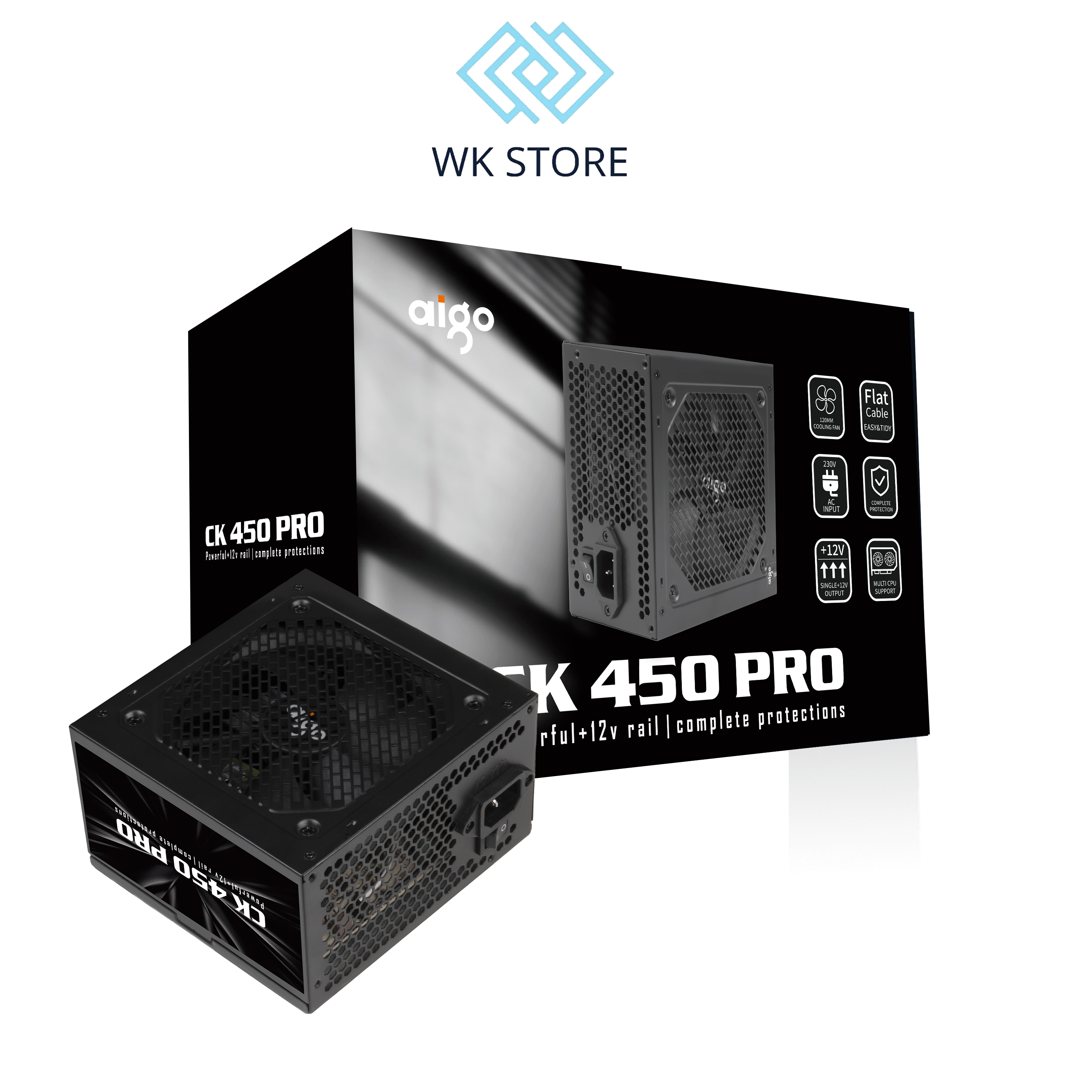 Nguồn Máy Tính AIGO CK450 PRO 450W CST