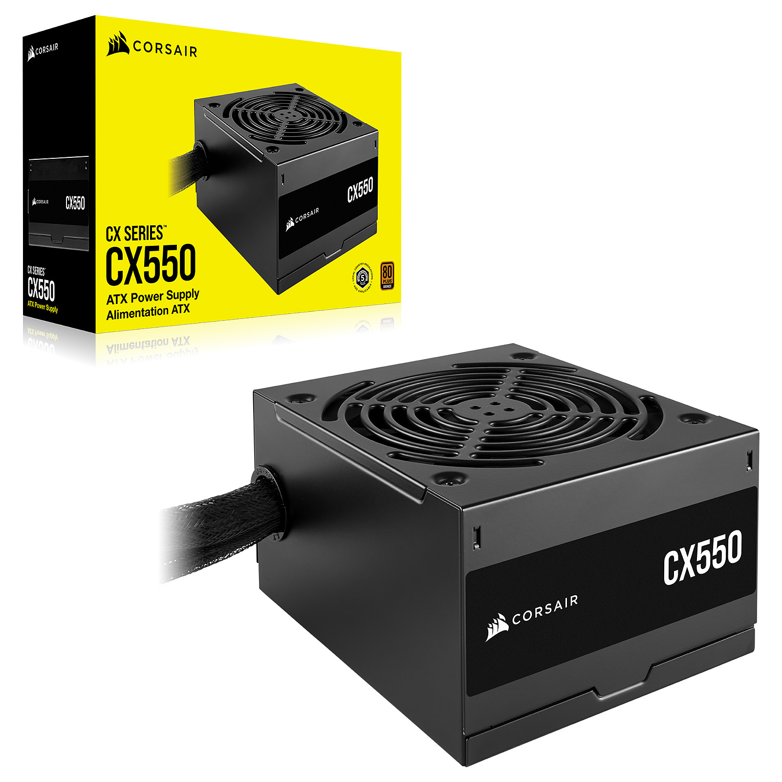 Nguồn Corsair CX550 550W | 80 Plus Bronze