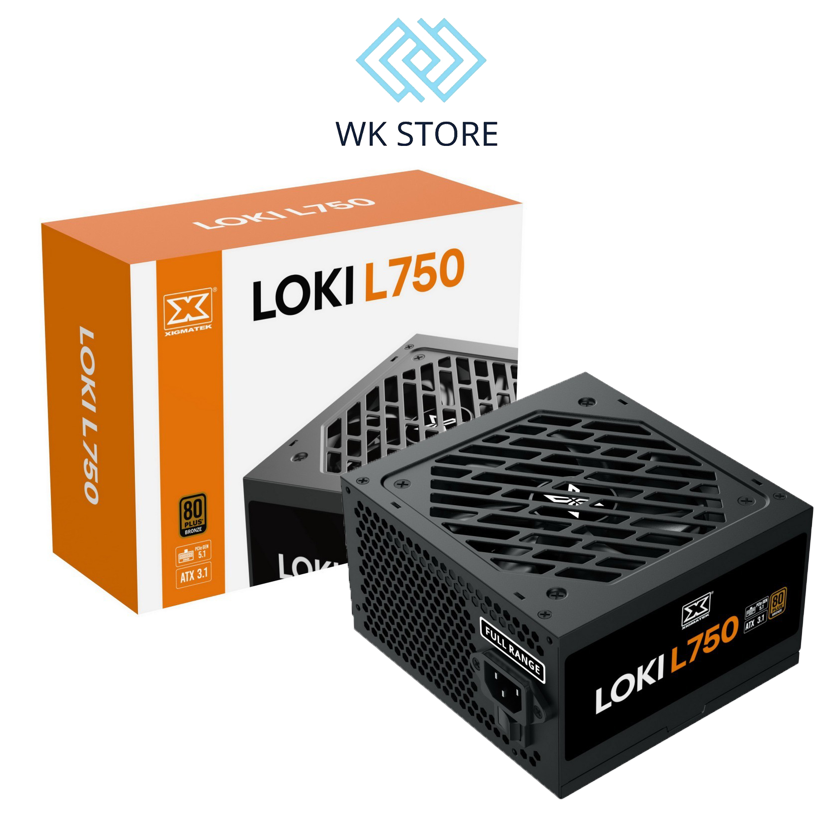 Nguồn Máy Tính Xigmatek Loki L750 | 750W | 80 Plus Bronze | PCIe 5.1