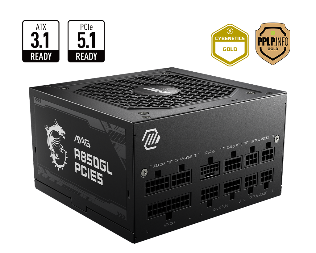 Nguồn máy tính MSI MAG A850GL PCIE5