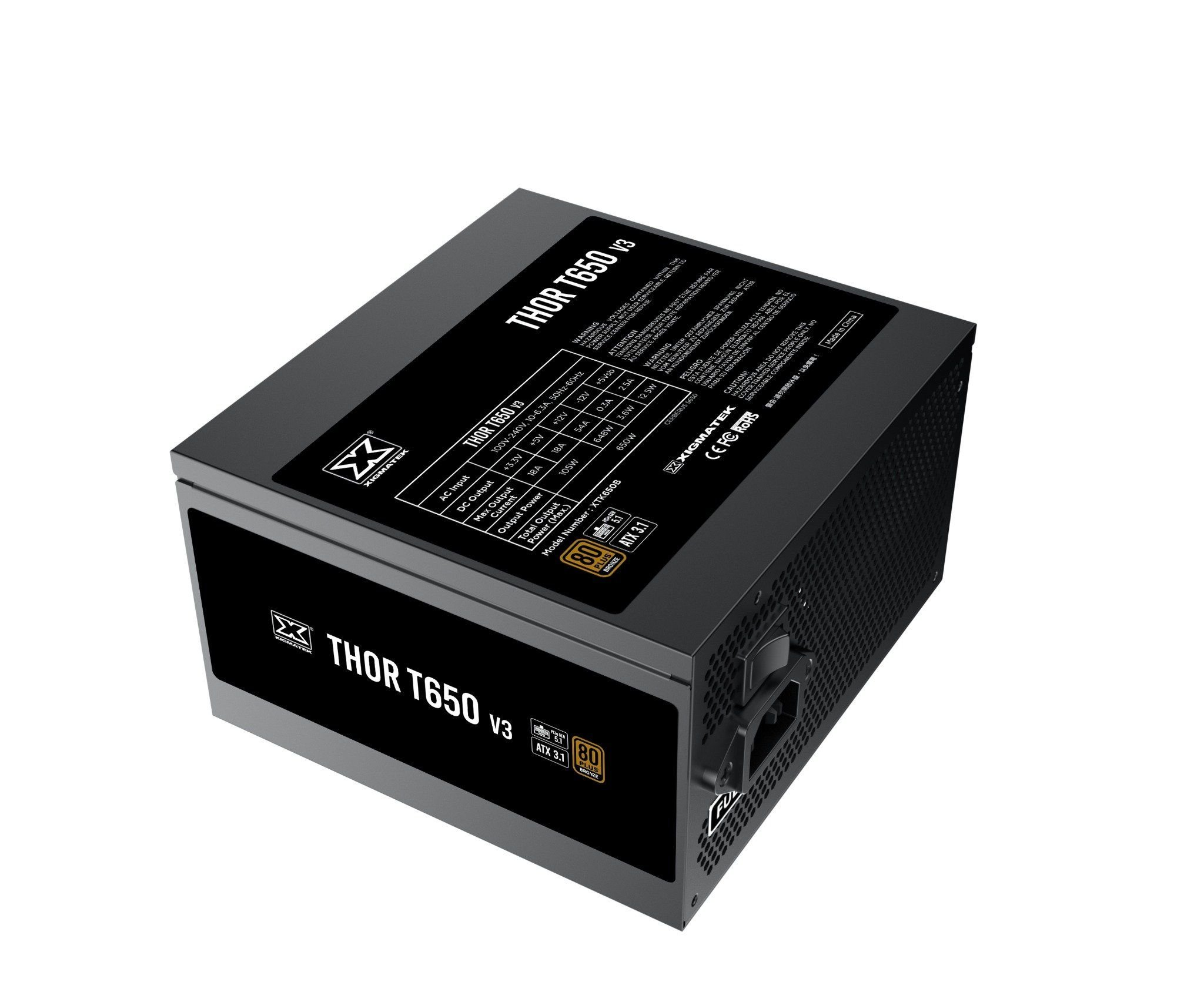 NGUỒN XIGMATEK THOR T650 V3 | 650W 80 Plus Bronze