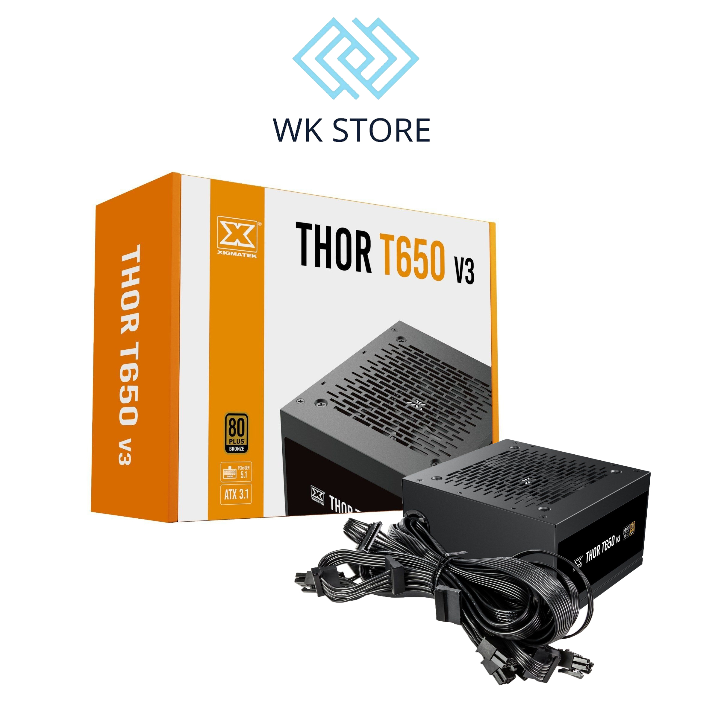 NGUỒN XIGMATEK THOR T650 V3 | 650W 80 Plus Bronze