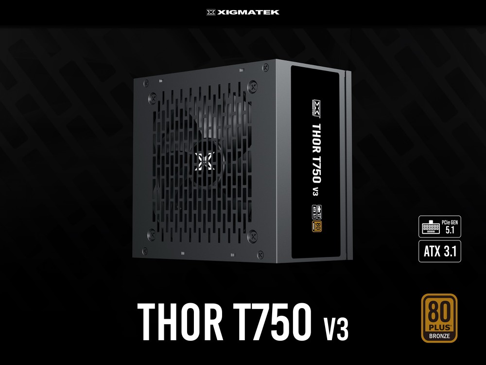 Nguồn máy tính XIGMATEK THOR T750 v3 750W - 80PLUS BRONZE