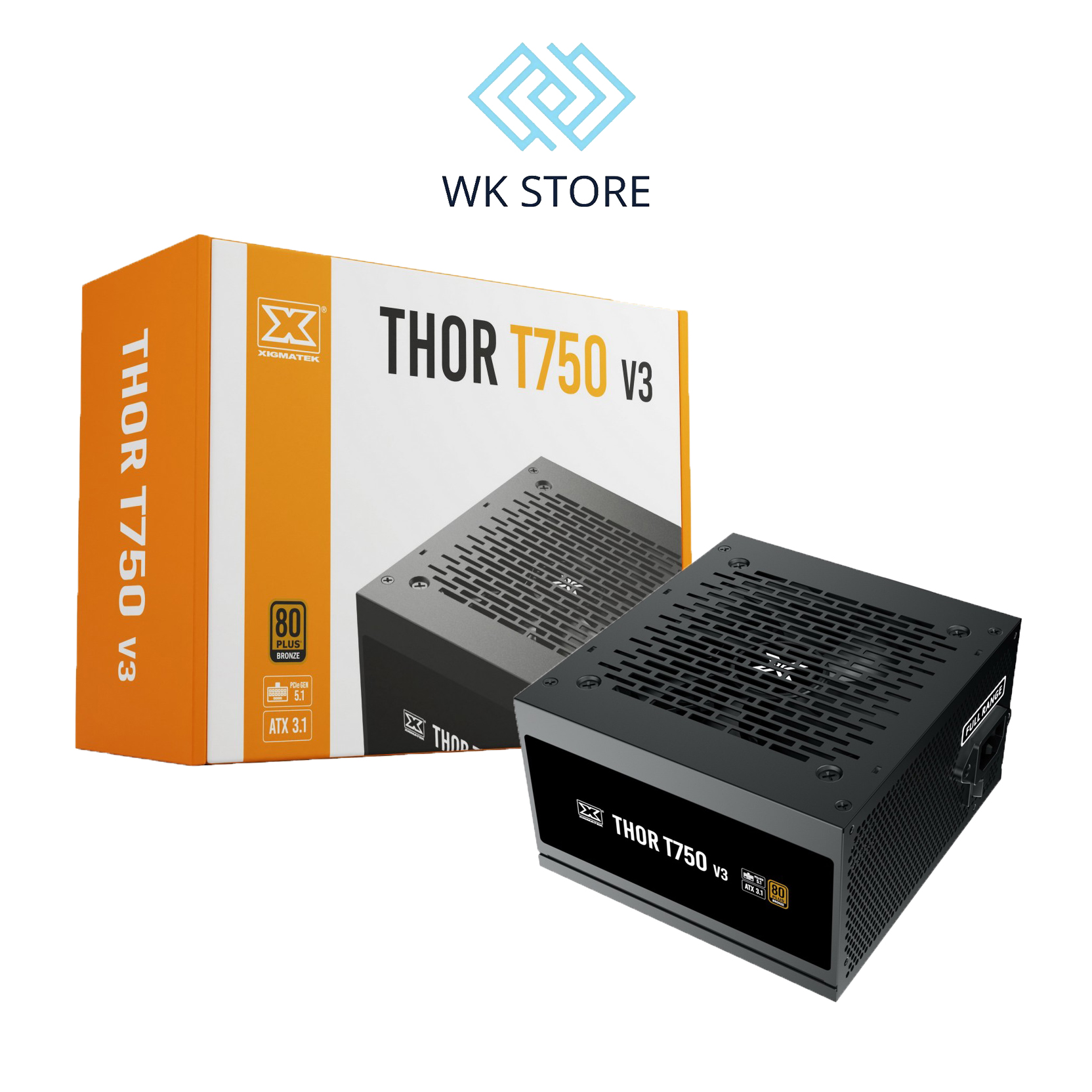 Nguồn máy tính XIGMATEK THOR T750 v3 750W - 80PLUS BRONZE