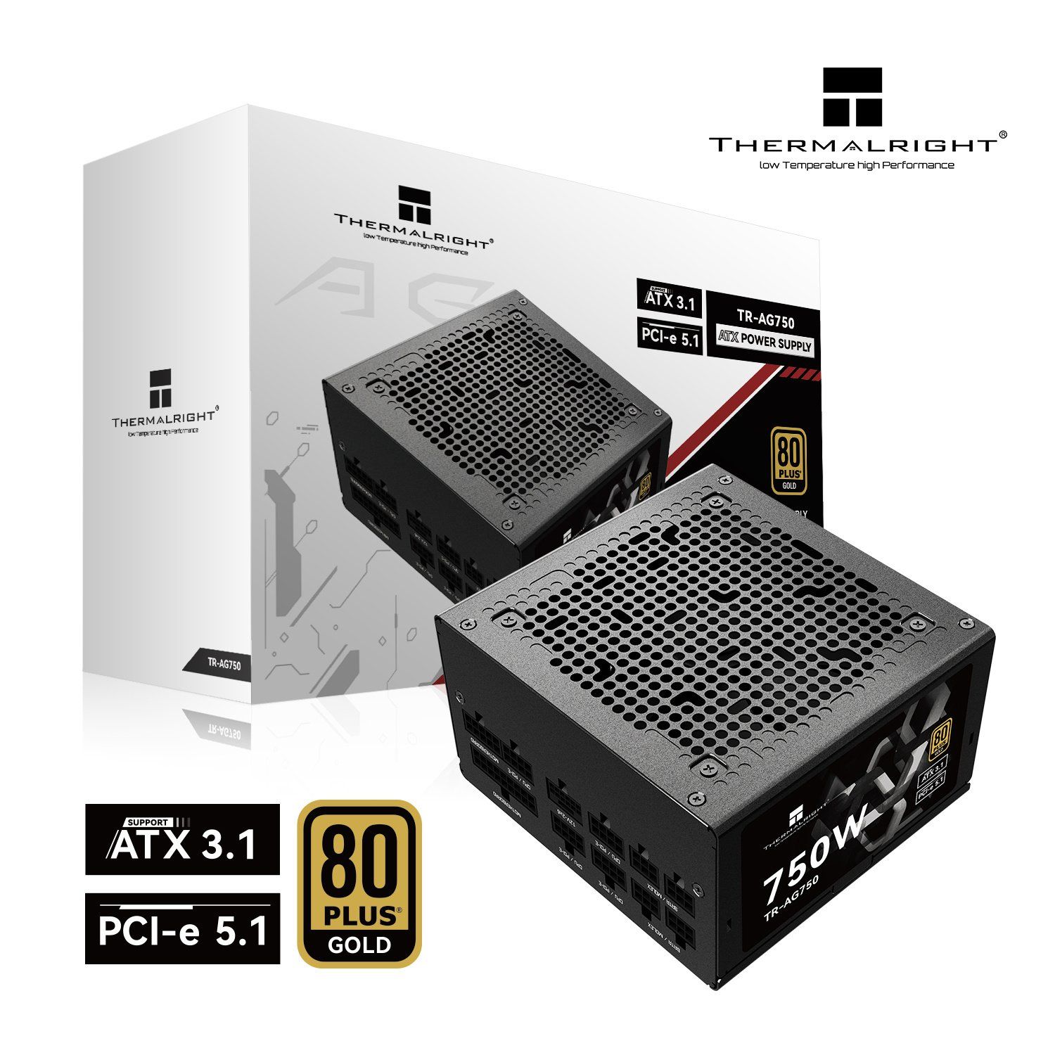 NGUỒN THERMALRIGHT TR-AG 750 | 750W 80 Plus Gold