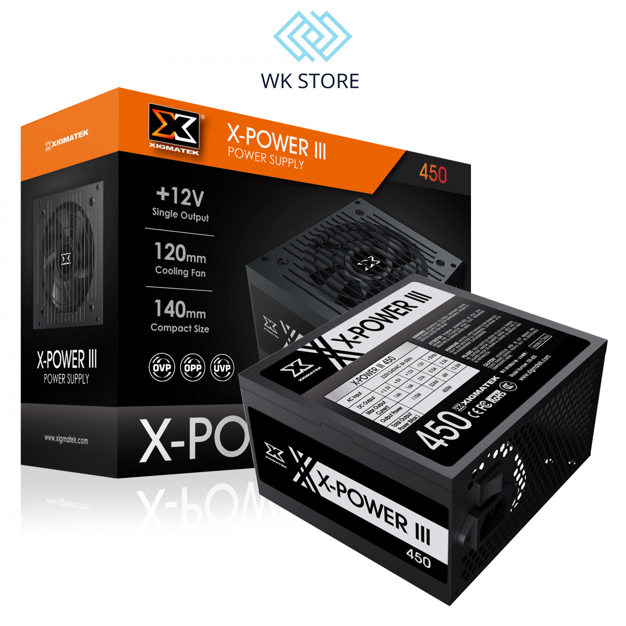 Nguồn máy tính Xigmatek X-Power III X450 400W