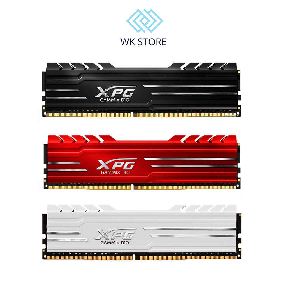 Ram máy tính bàn Adata DDR4 XPG Gammix D10 16GB và 8GB Bus 3200MHz