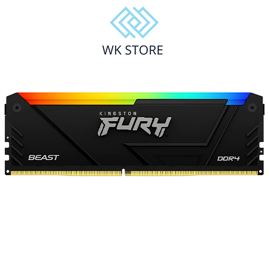 Ram máy tính bàn KINGSTON FURY BEAST RGB 8GB 3200MHZ DDR4