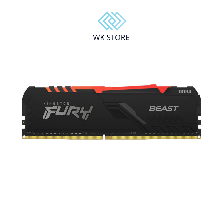 RAM máy tính Kingston Fury Beast 16GB 3200MHz DDR4 RGB (KF432C16BBA/16)