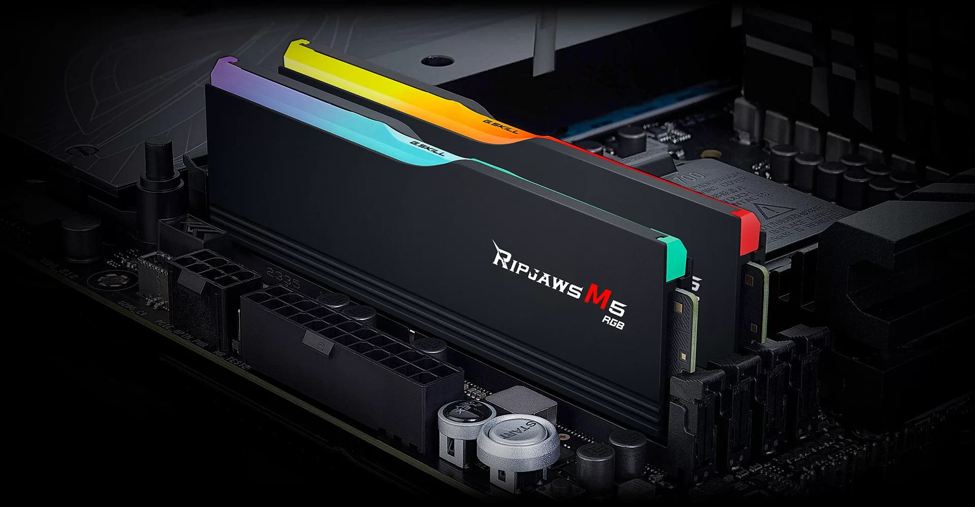 Kit Ram G.Skill Ripjaws M5 RGB Black 32GB | 2x16GB, DDR5, 5200MHz
