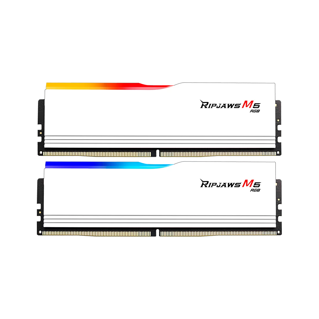 Kit Ram G.Skill Ripjaws M5 RGB White 32GB | 2x16GB, DDR5, 5200MHz