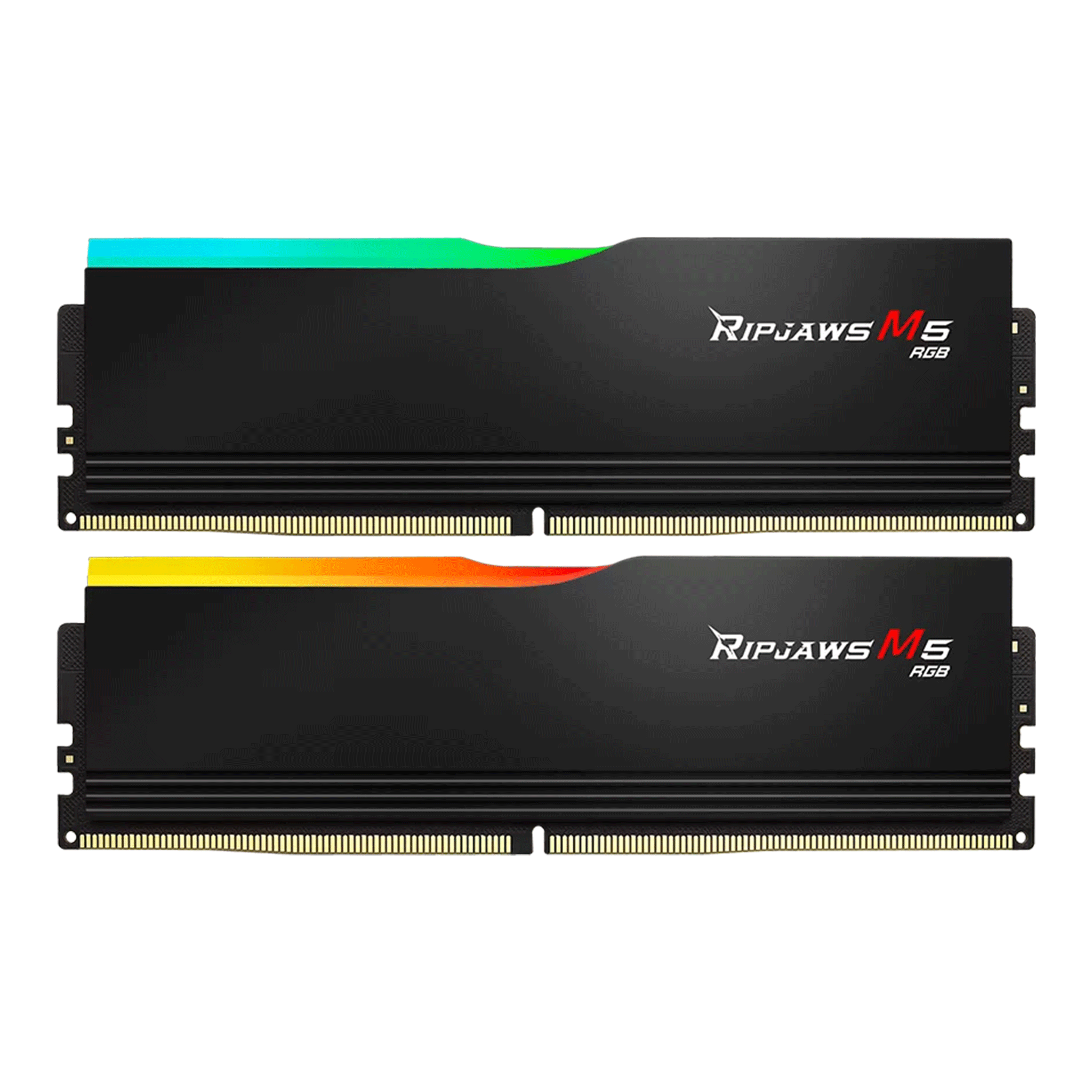 KIT RAM G.SKILL RIPJAWS M5 RGB BLACK 32GB CL36 | 2x16GB, DDR5, 6000MHz