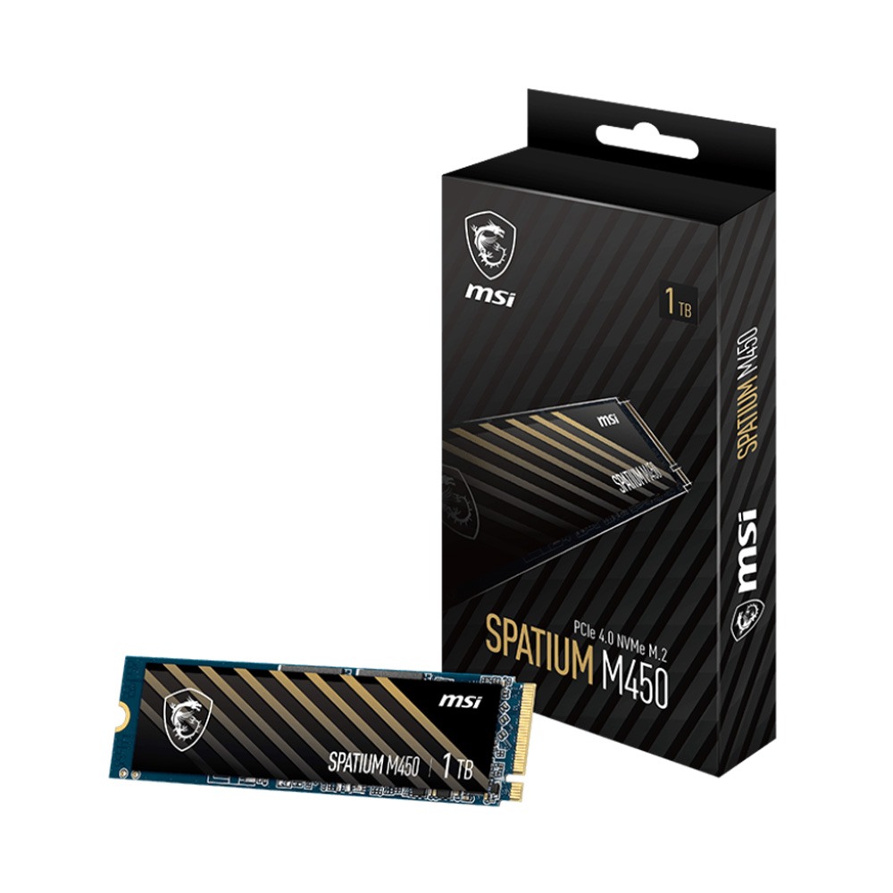 Ổ cứng SSD MSI Spatium M450 1TB M.2 PCIe NVMe Gen 4x4