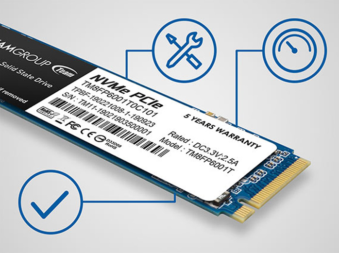 Ổ cứng máy tính SSD TEAMGROUP MP33 M.2 PCIe Gen3x4