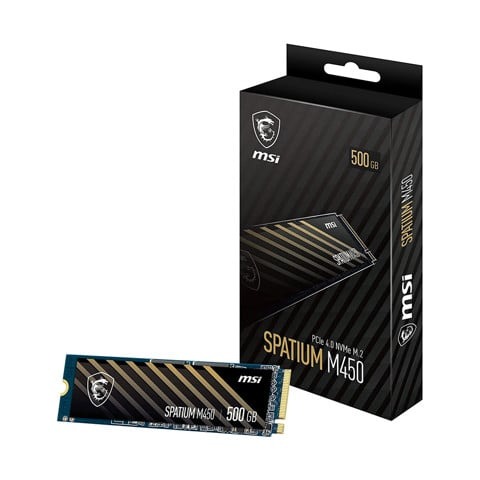 Ổ cứng SSD MSI Spatium M450 500GB M.2 PCIe NVMe Gen 4x4