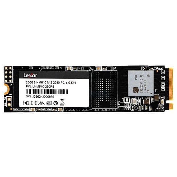 Ổ cứng SSD Lexar NM610 250GB M.2 2280 PCIe G3x4 | No Box