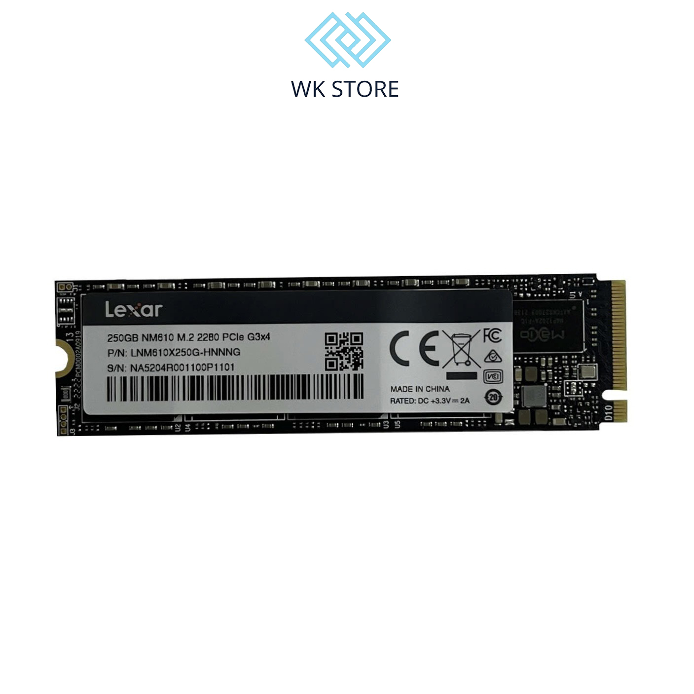 Ổ cứng SSD Lexar NM610 250GB M.2 2280 PCIe G3x4 | No Box