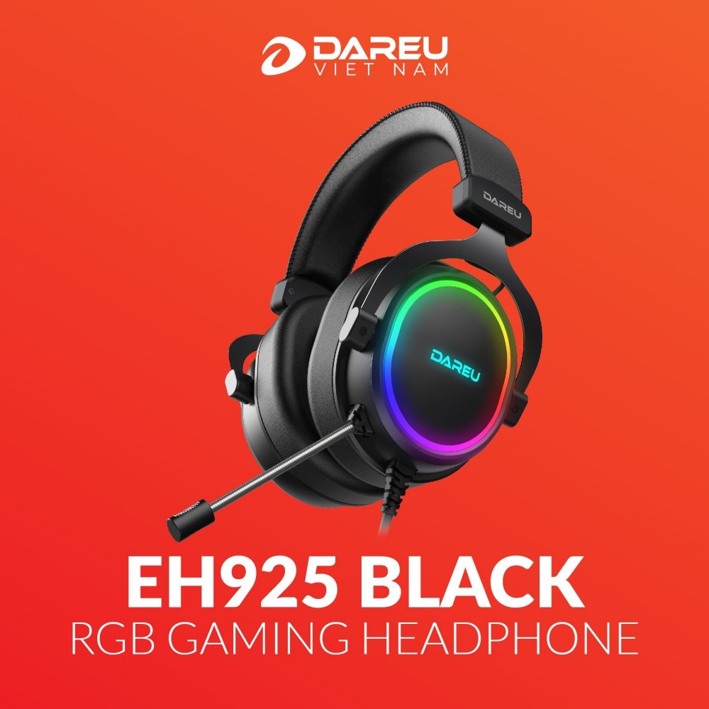 Tai nghe DAREU EH925 7.1 BLACK RGB