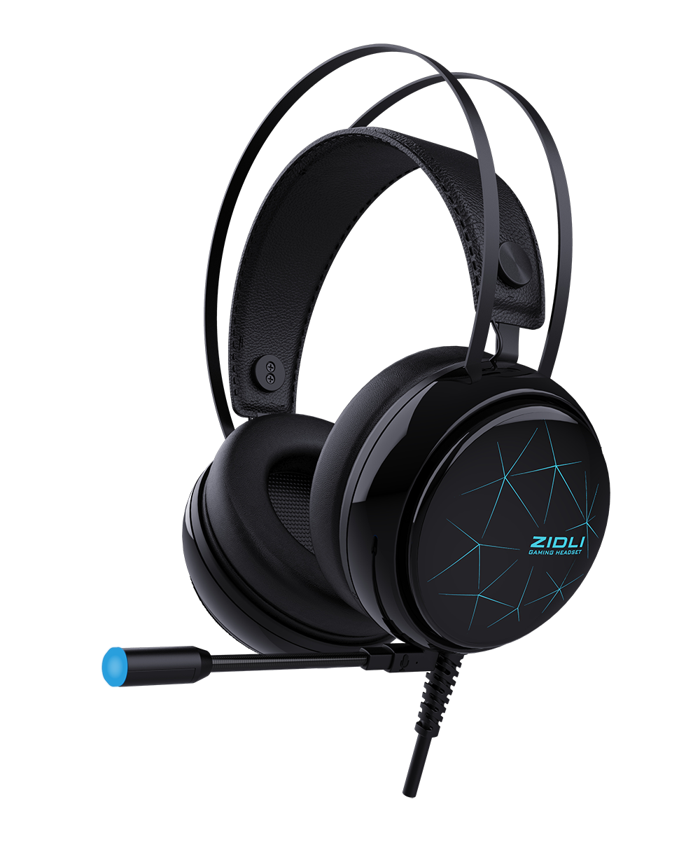 Tai nghe chụp tai Gaming ZIDLI ZH12S, Âm thanh 7.1, LED RGB
