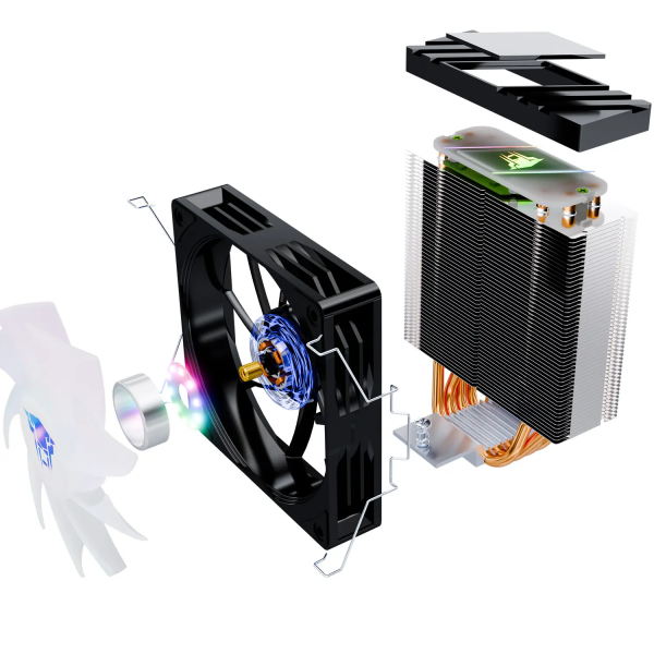 Tản nhiệt khí CPU Leopard K400 RGB Black