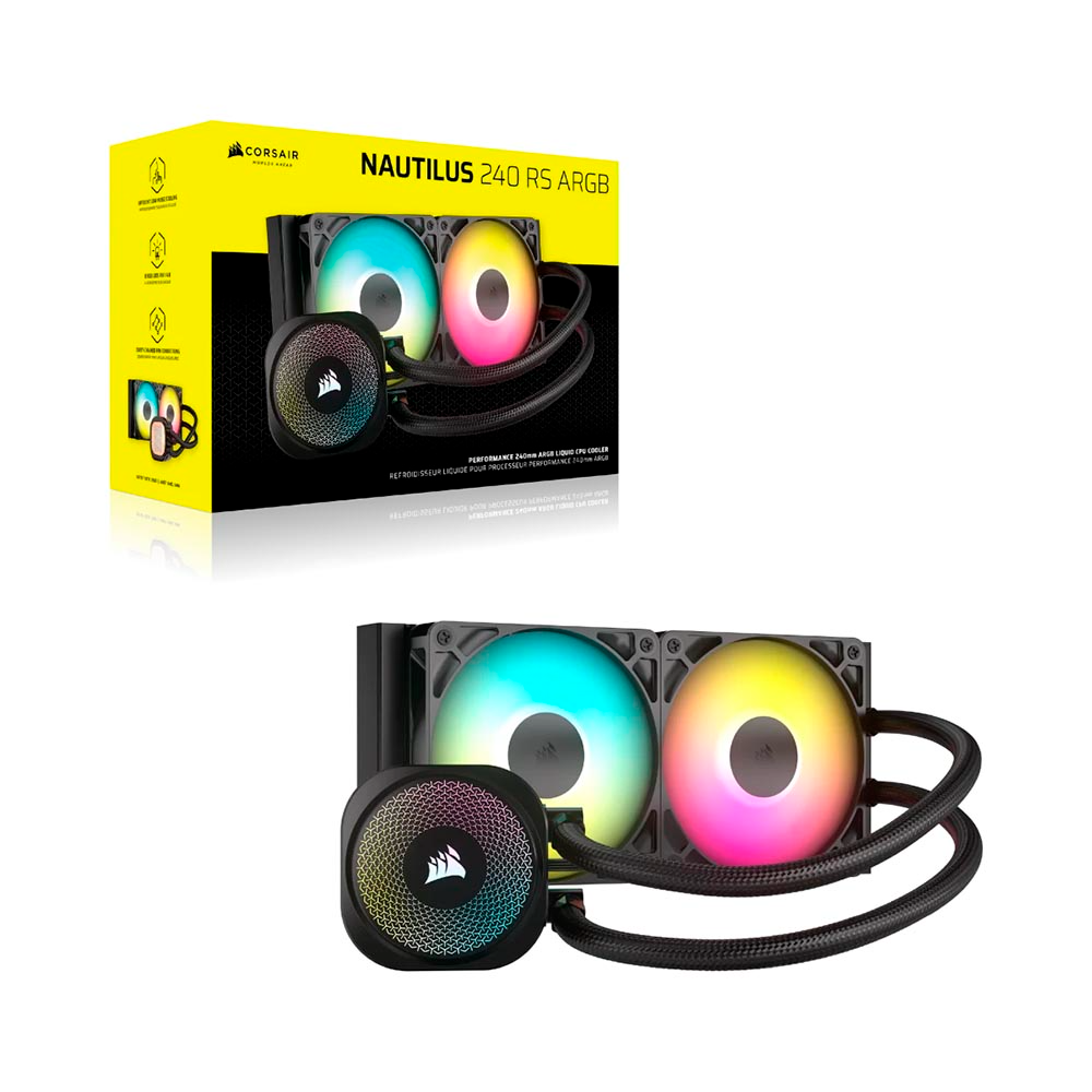 Tản nhiệt nước Corsair NAUTILUS 240 ARGB Black