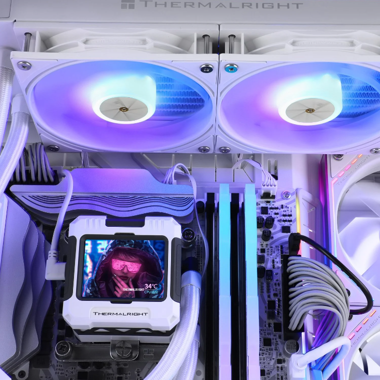 Tản nhiệt nước AIO Thermalright Frozen Warframe 240 Black / White ARGB