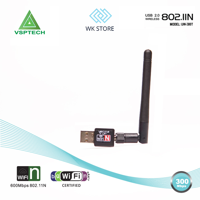 USB Wifi VSPTECH UW-300T 802.IIN Anten