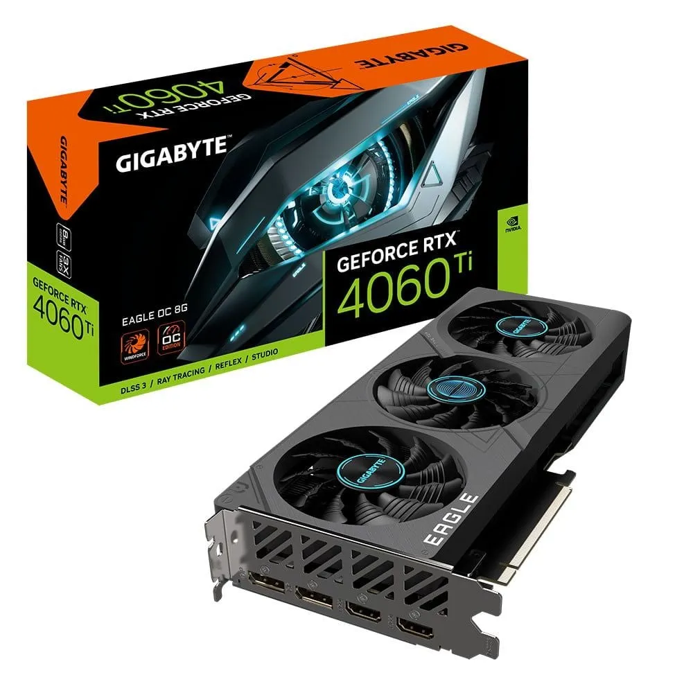 VGA Gigabyte RTX 4060 Ti Eagle OC 8G 3 Fan