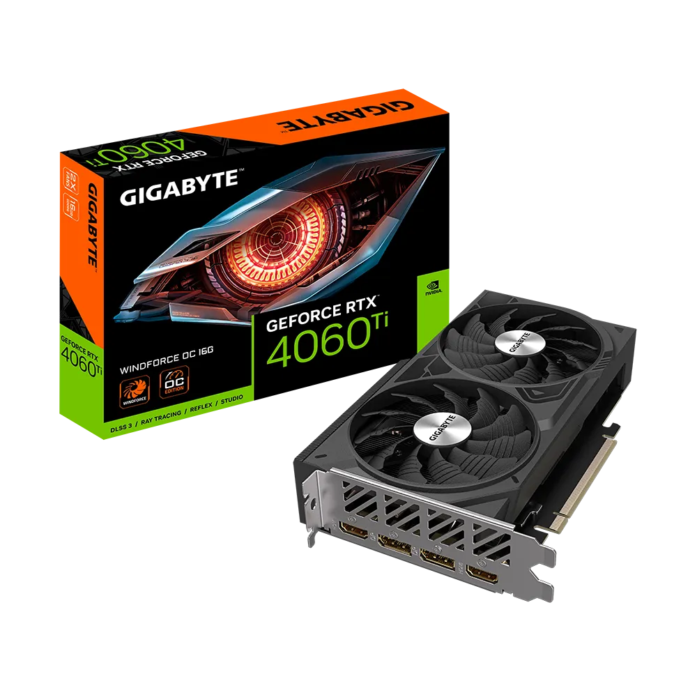 VGA Gigabyte GeForce RTX 4060 Ti WINDFORCE OC 16G