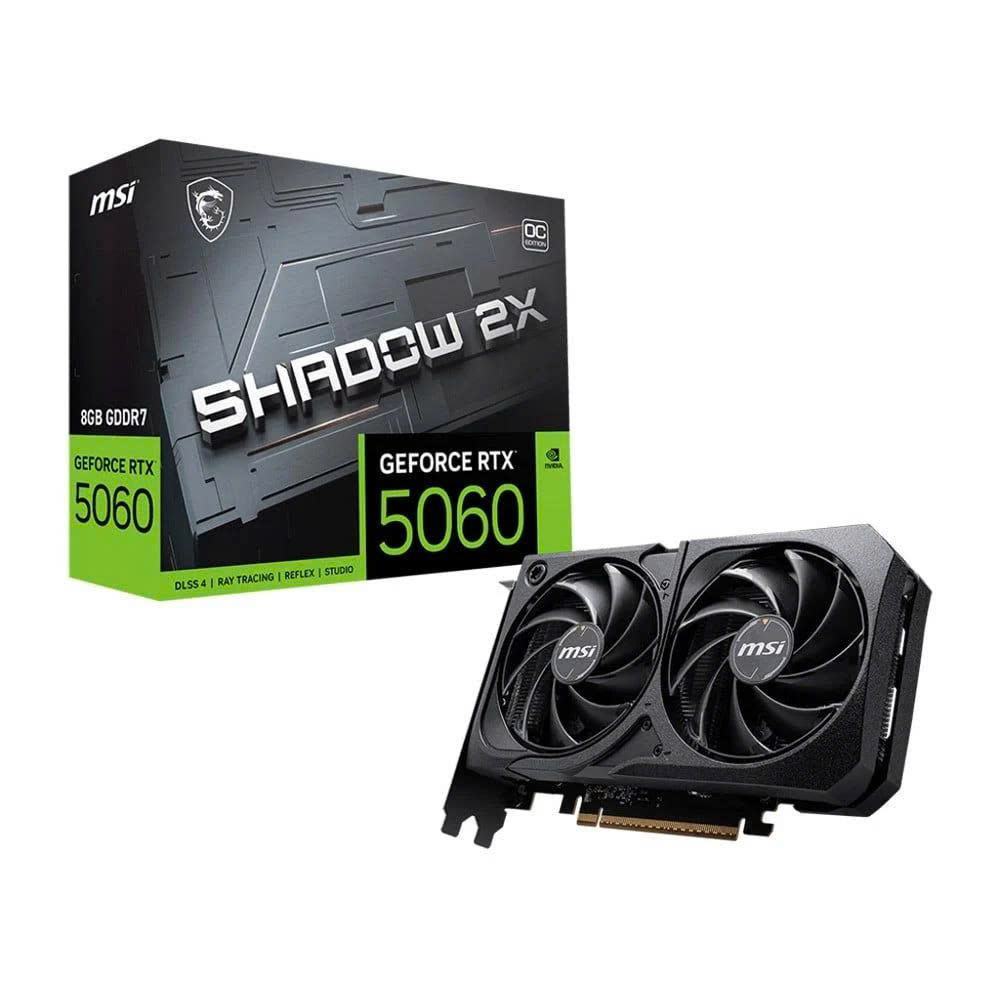 VGA MSI RTX 5060 Ti 16G SHADOW 2X OC GDDR7