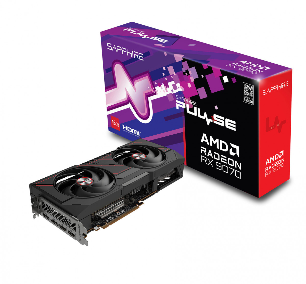VGA SAPPHIRE PULSE AMD RADEON RX 9070 GAMING 16GB