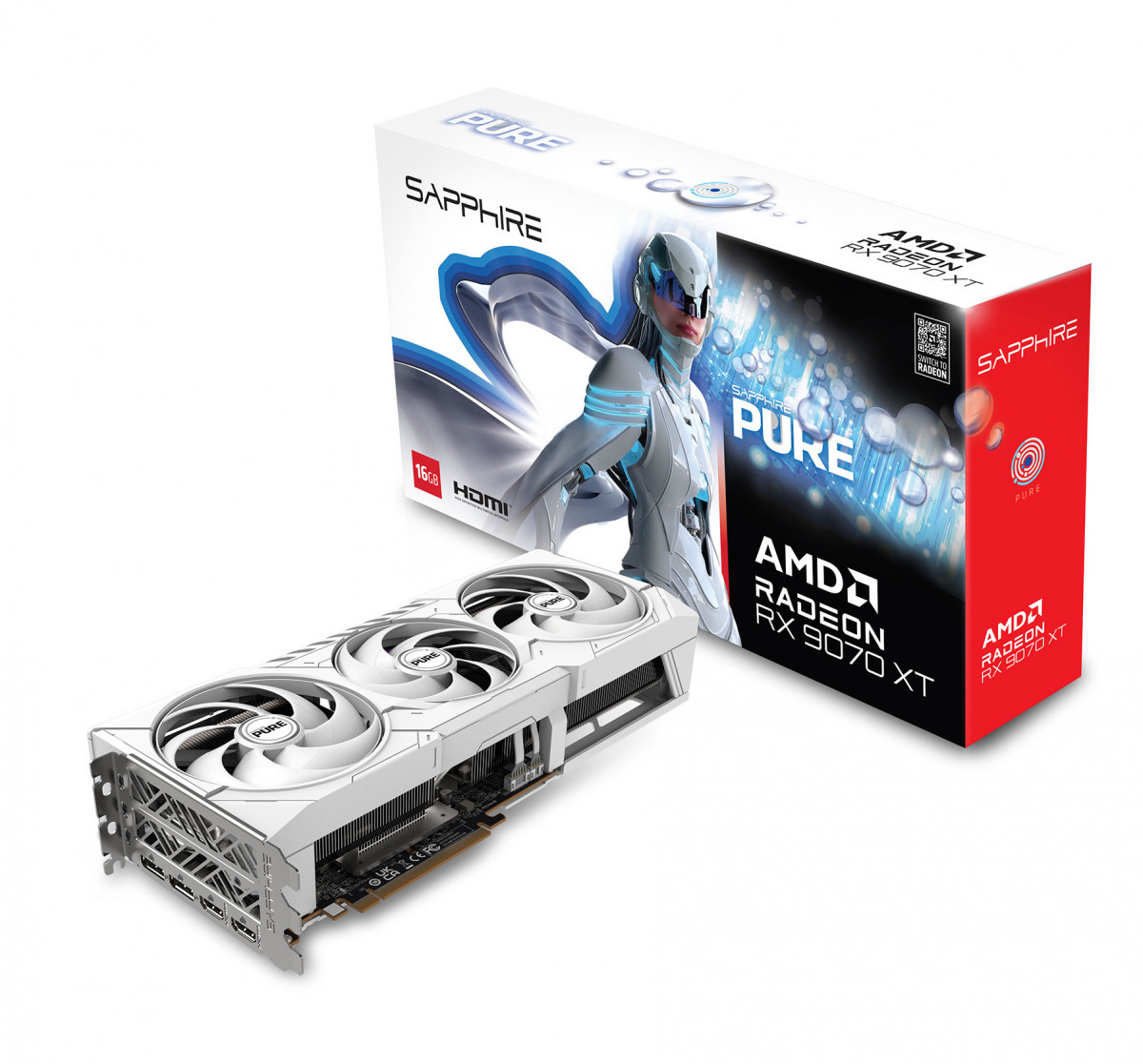 VGA SAPPHIRE PURE Radeon RX 9070 XT GAMING OC 16GB