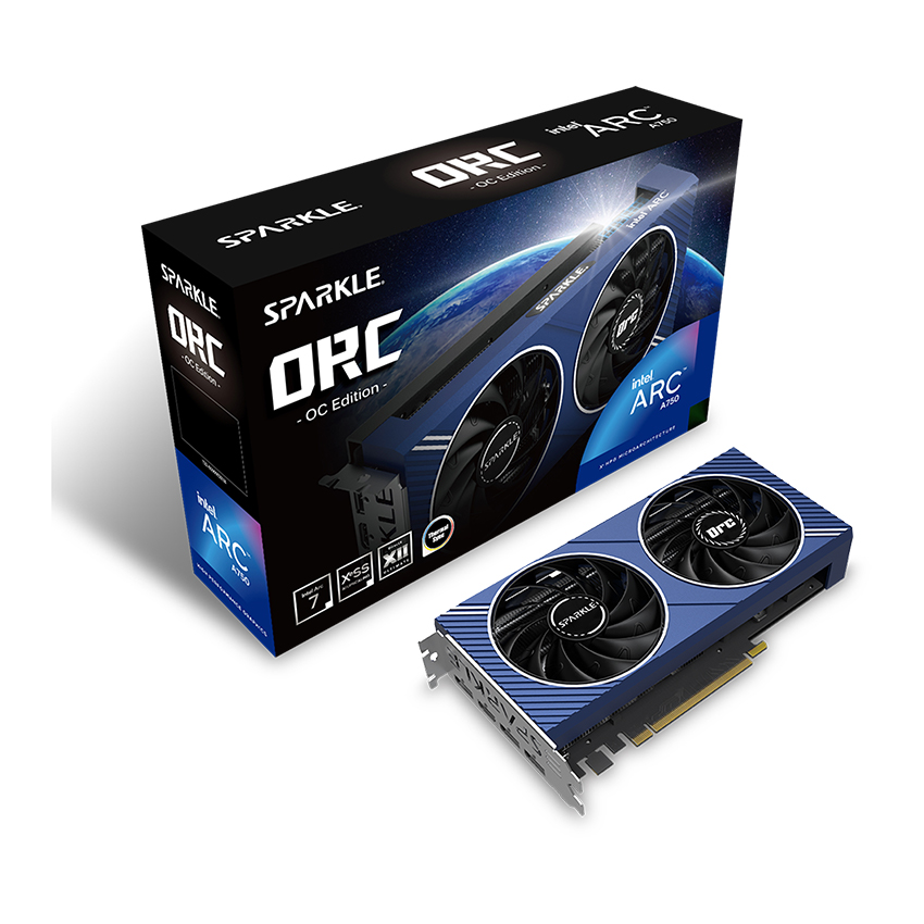 VGA SPARKLE Intel Arc A750 ORC OC 8GB GDDR6