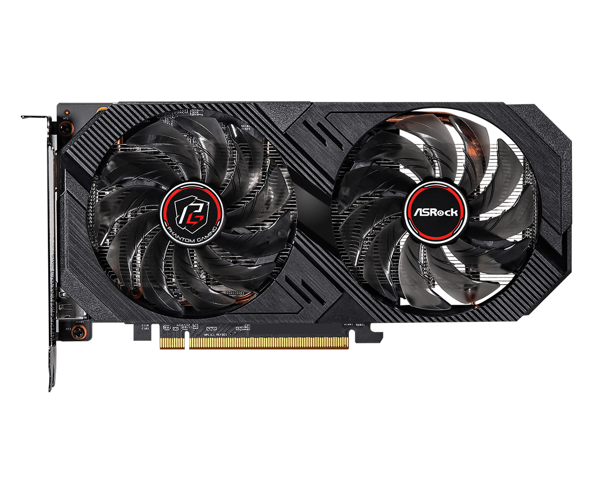 Card màn hình VGA ASROCK Radeon RX 6500 XT Phantom Gaming D 4GB OC 4GB GDDR6