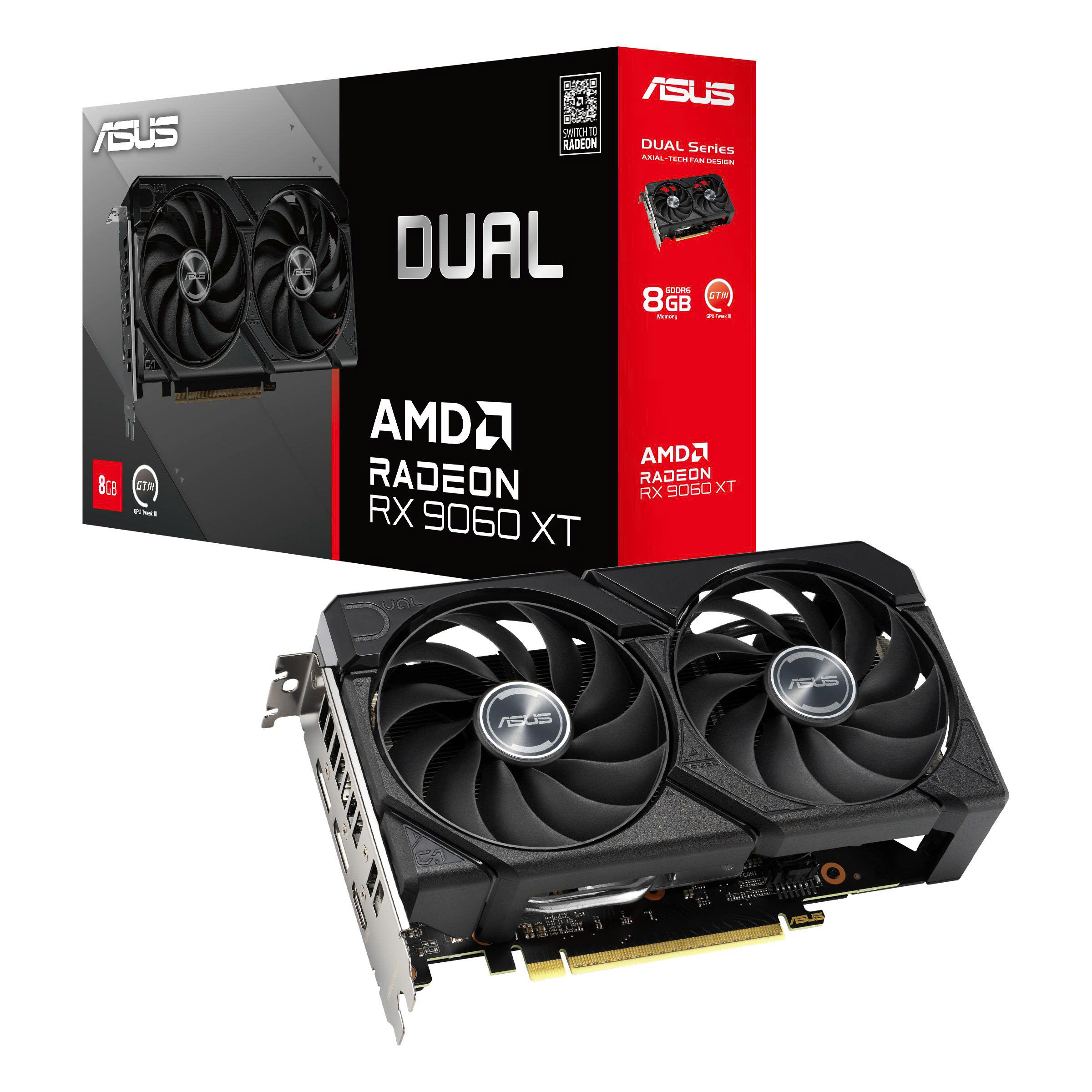 VGA ASUS Prime RX 9060 XT OC 8GB GDDR6
