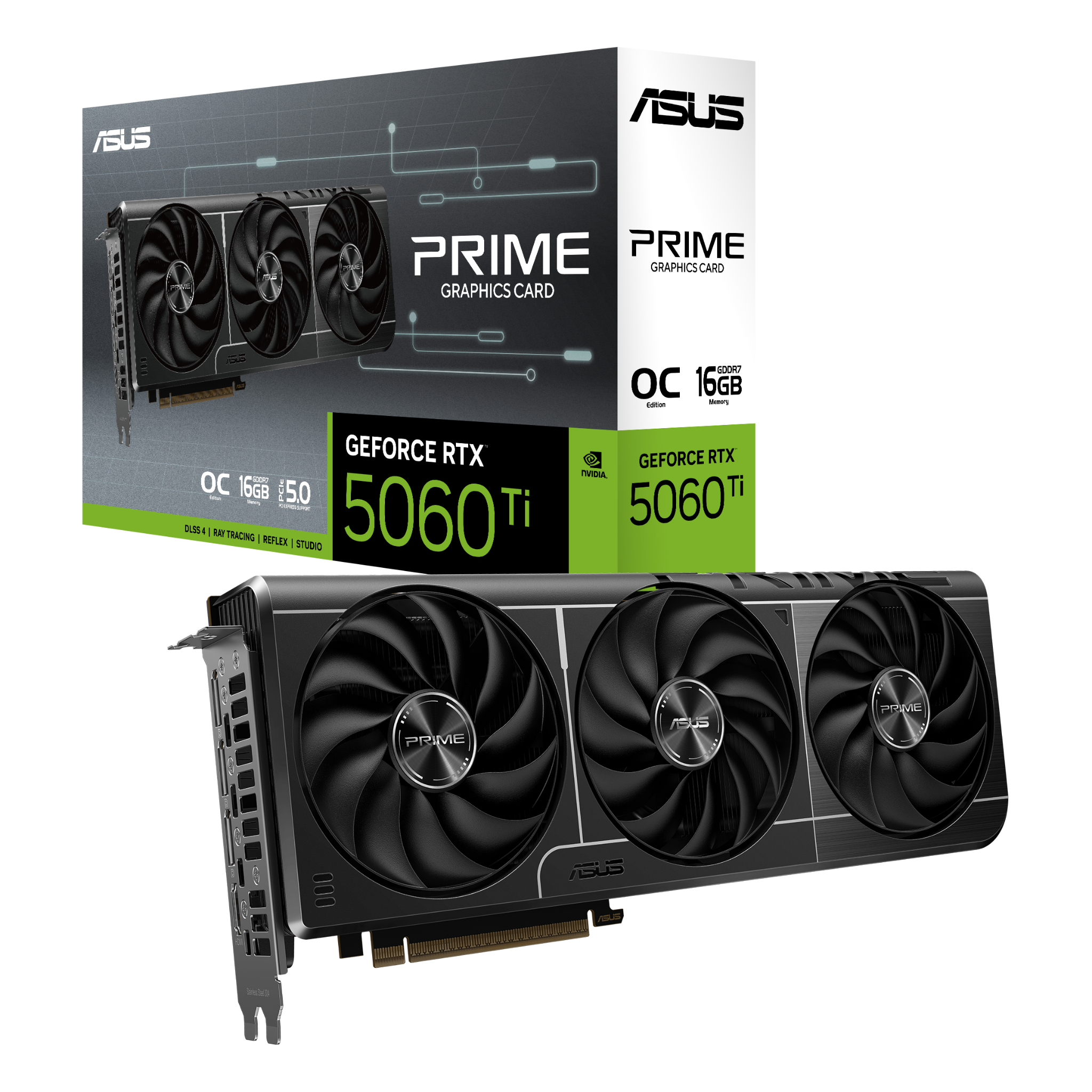 VGA ASUS PRIME GeForce RTX 5060 Ti 16GB GDDR7 OC Edition
