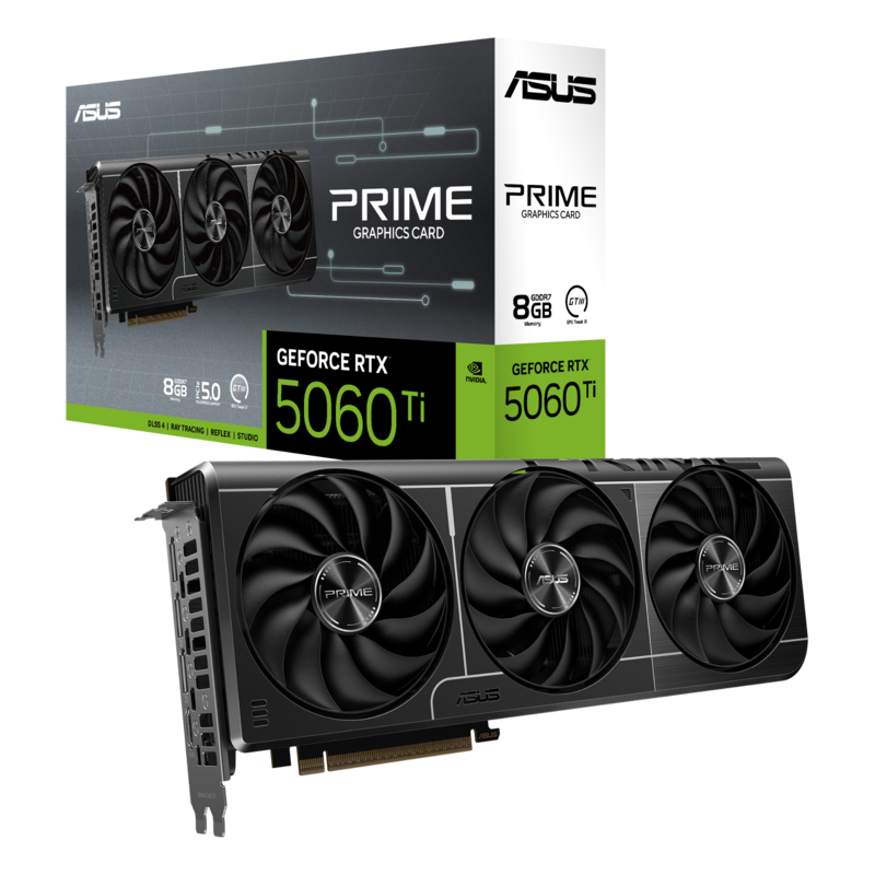 VGA ASUS PRIME GeForce RTX 5060 Ti 8GB GDDR7
