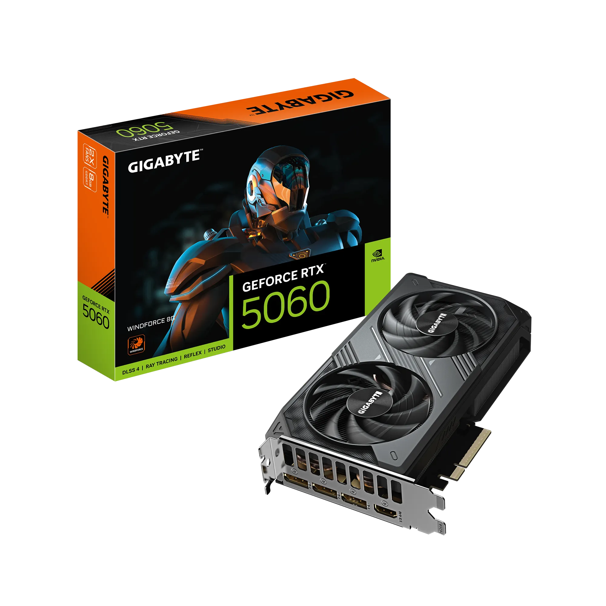 VGA Gigabyte GeForce RTX™ 5060 WINDFORCE 8GB