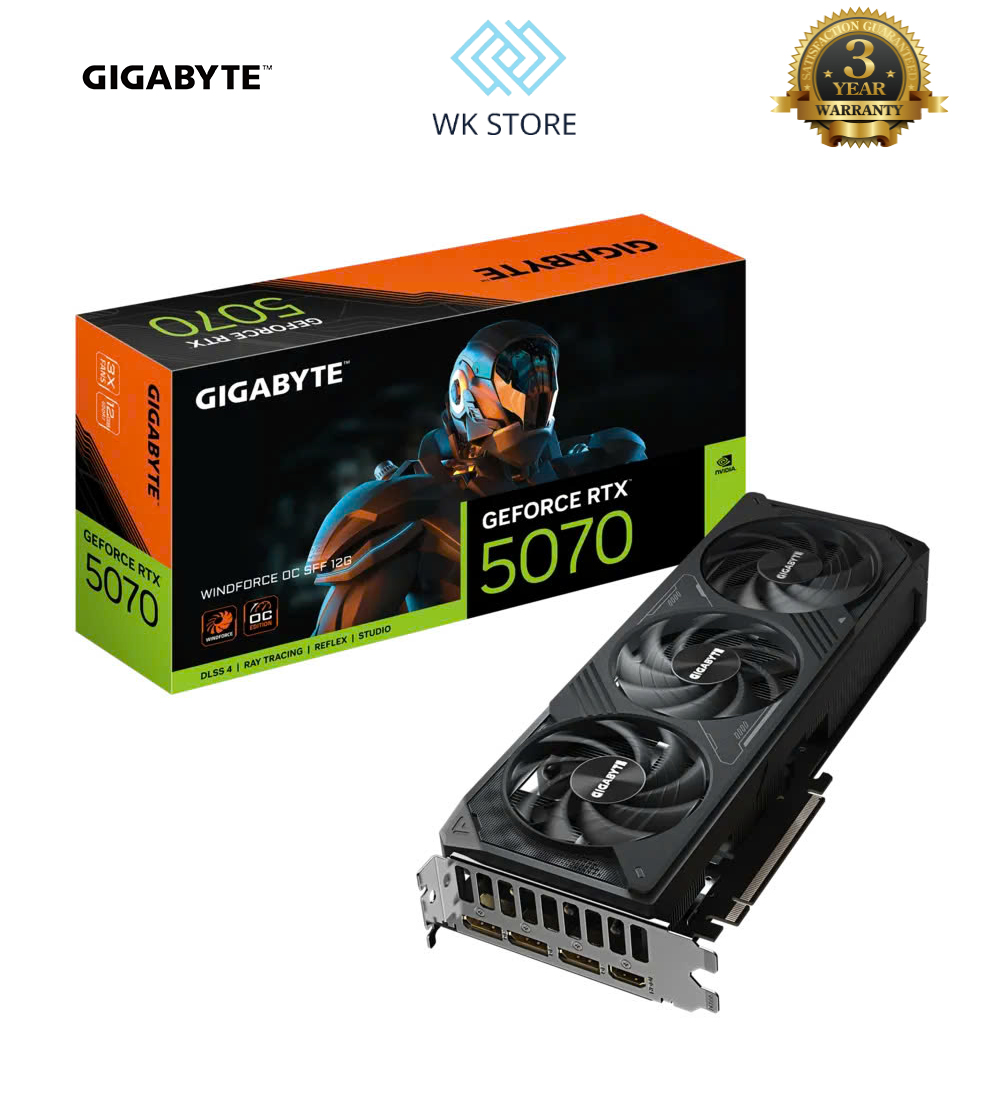 VGA Gigabyte GeForce RTX 5070 WINDFORCE OC SFF 12G