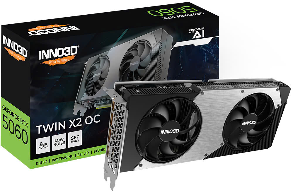 VGA Inno3D Geforce RTX 5060 8GB Twin X2 OC