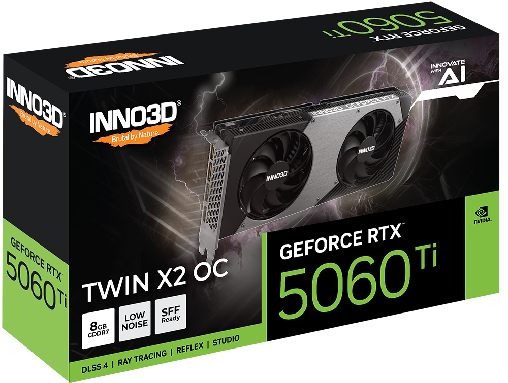 VGA Inno3D RTX 5060 TI 8GB Twin X2 OC GDDR7