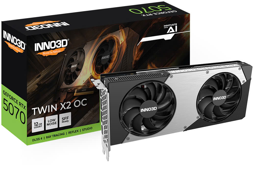 VGA Inno3D RTX 5070 Twin X2 OC GDDR7