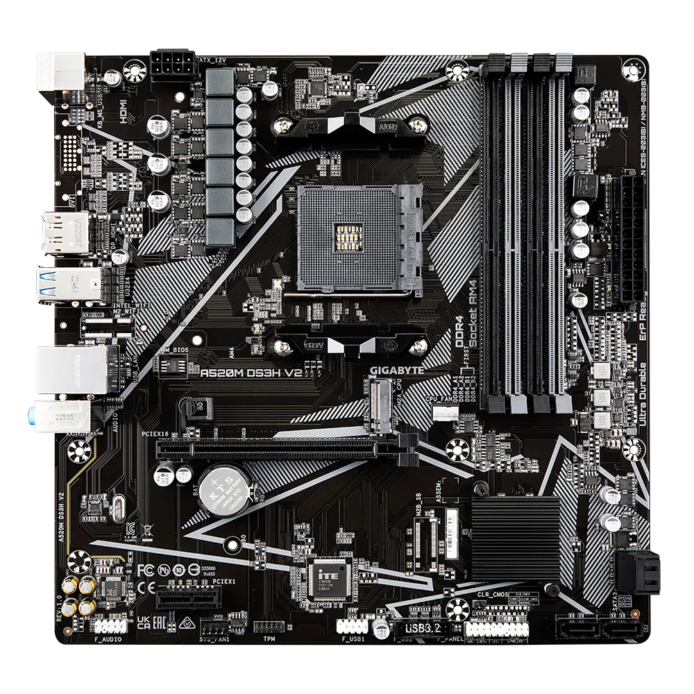 Mainboard Gigabyte A520M DS3H V2 REV 1.0