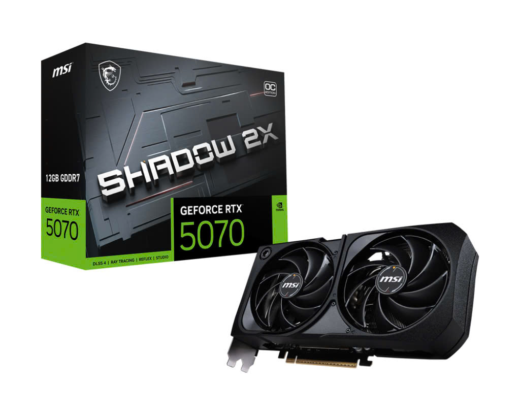 VGA MSI GeForce RTX 5070 12GB SHADOW 2X OC