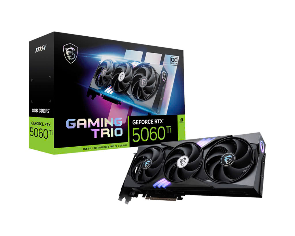 VGA MSI RTX 5060 Ti 8G GAMING TRIO OC GDDR7