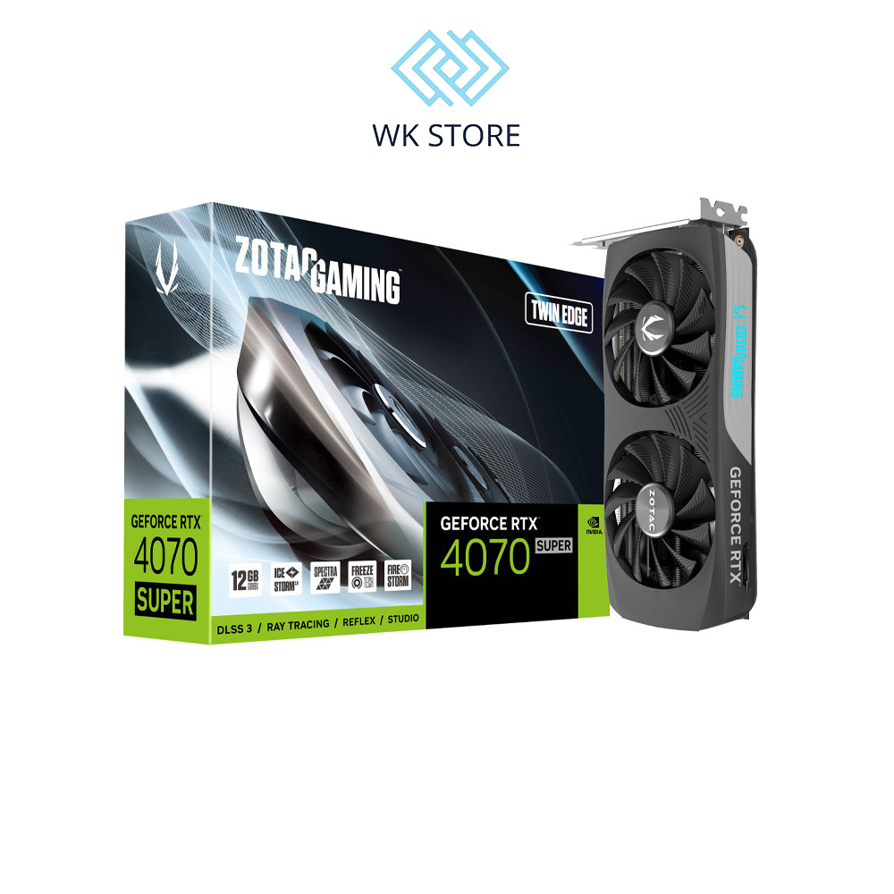 CARD MÀN HÌNH ZOTAC GAMING RTX 4070 SUPER TWIN EDGE 12GB